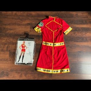 Leg Avenue Flirty Firefighter Costume Size
S/M
